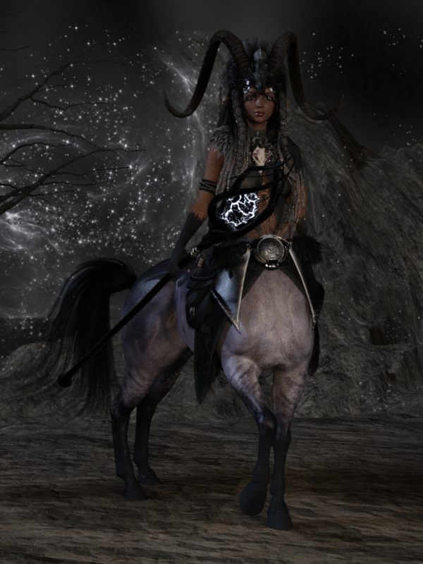 Centaur Shaman 
~TOTW WINNER WK OF 8/07/21~

Closer character view of what I did enter for the contest.
Keywords: TOTW Winner 8/07/21