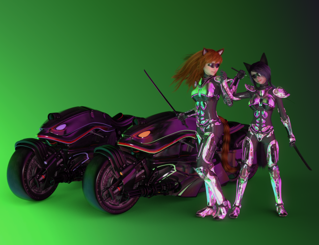 Nurse Hunting
-grins-  Just messing around here. Tabby wasn't happy about her Sensei getting blinded., So grabs her best friend and eye protection to go get even
