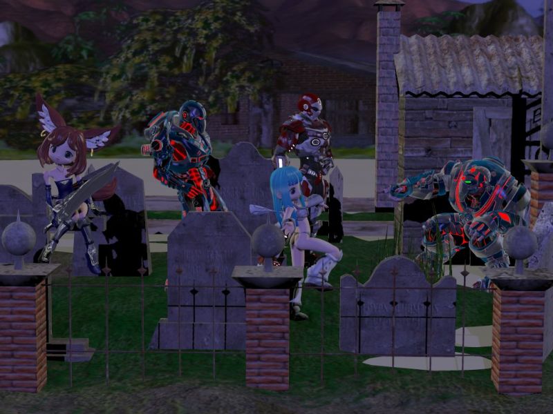 Dancing in the Yard
Unaware the cuties are armed and deadly
