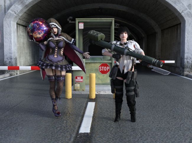 Stargate Entrance Weekend Guards
I have  a military tunnel, I have two Shinteo chara, I have light and Iray.
Results.

Enjoy   Cheers
