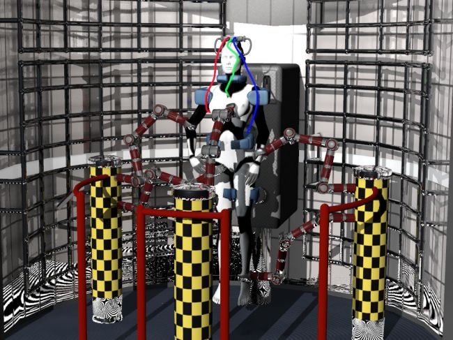 Study in Chrome and Plastic
Thought I'd bring out an older figure for play, P4 lady, much ignored and considered too primative.  
But she is what many of us started with.
Enjoy  Cheers
