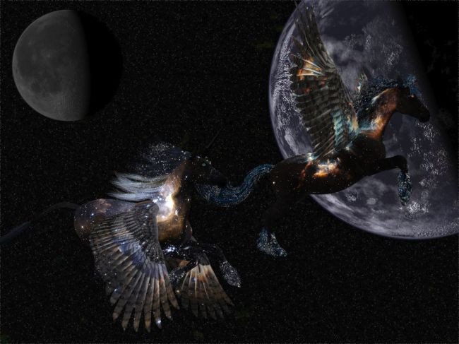 Sky Riders in a Storm
The Nebula textures by Dreamer featured. I hope you enjoy
