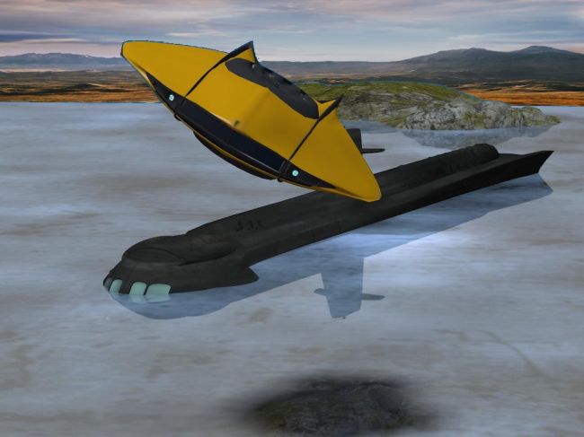 Voyage to the Top o Sea
Just something I rendered quickly. From a scene of one of "My Shows"

Enjoy   Cheers  8 )
