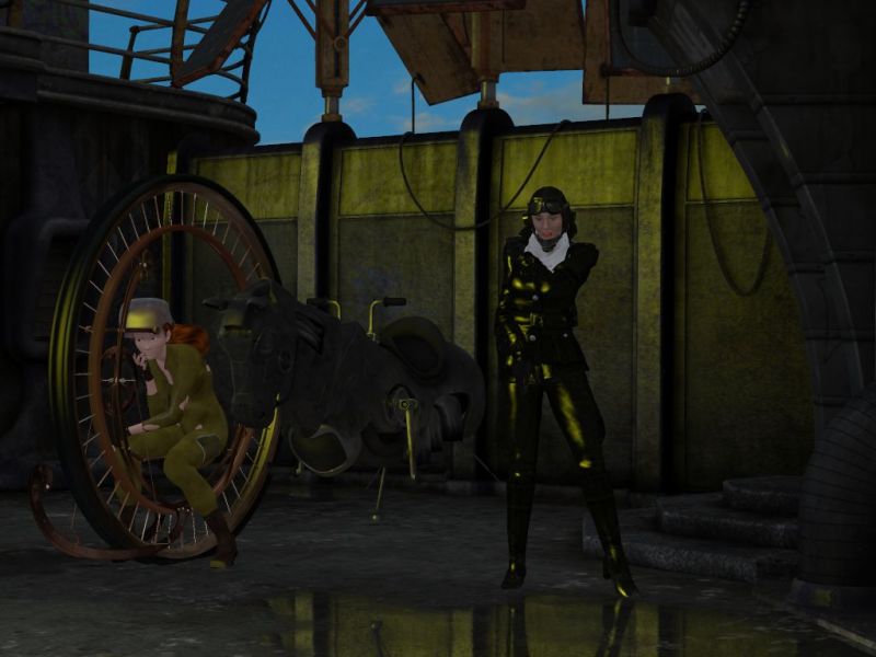 Readying transport
Just a few adjustments and we're ready to go, bettre power up yours.
Just some late night fun.  Cheers
