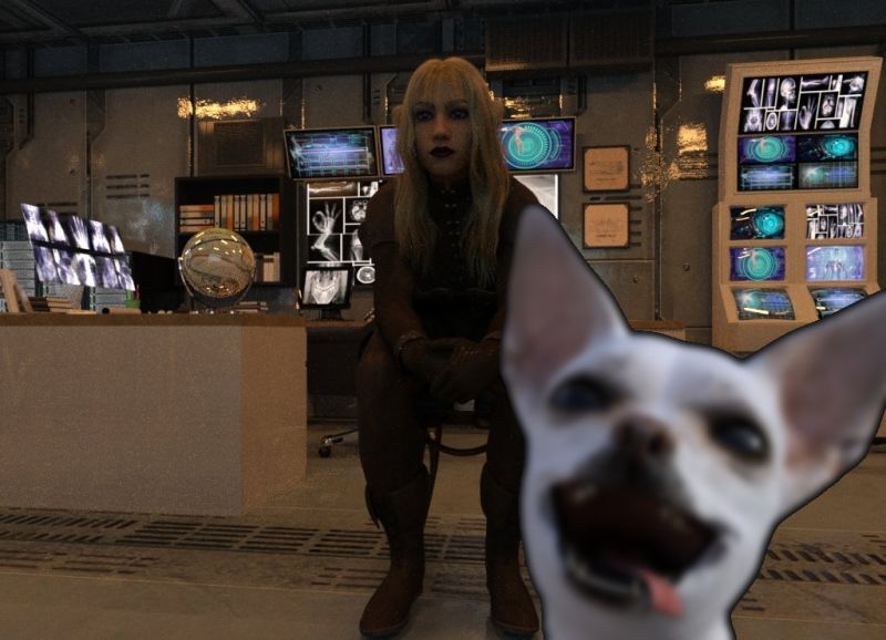 Wondered what that noise was
Taking a potential employees photo when....
