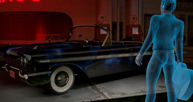 ~Just Like New~
Wanted to do an illustration based on a country song about Elvis Presley.  Did not work but posting anyway 
Keywords: Elvis 