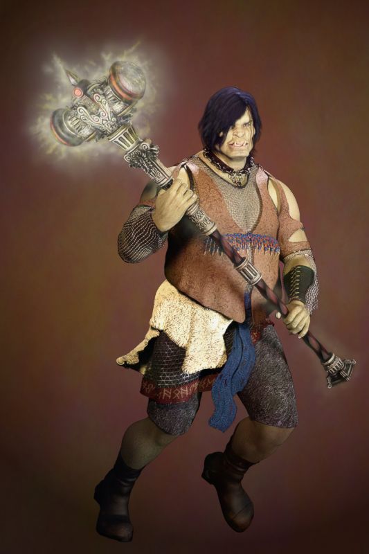 Hammer Time - FA winner 05/29/21
I thought I'd do a render featuring the Justitia hammer in Summoner's FREE Guild-Weapons I pack. My buddy Crounch kindly offered to model for the pic.
Also... in the spirit of constantly getting better at this... feel free to critique anything about the pic, make suggestions or observations. Crounch hasn't seen the final product yet, so there's still time to change stuff! 
Keywords: justitia guildweapons summoner orc hammer maul magichammer