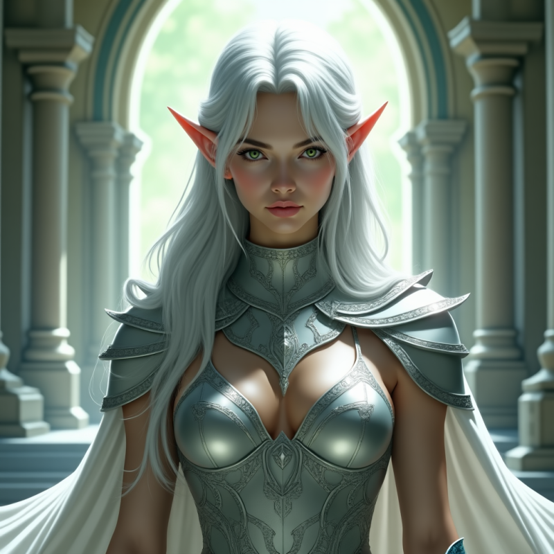 Silunesti elf
The Silunesti or silver elves were the first among the Eldari. 
Keywords: elf