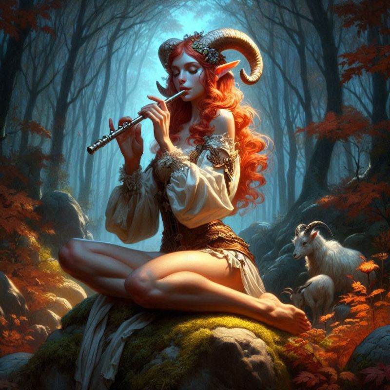 Melodie
A Fey panling or puck playing for the flock. 
Keywords: melodie fey