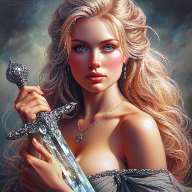 The Swordsmith - Laen
Laen is a rare earth crystal that has a very strange property. It's melting point is reversed. The hotter it get's the more rigid it becomes. This substance can only be shaped with the use of extreme cold. Laen is usually a clear crystal but a few smiths know the secret to change it's color in the casting.
Keywords: The Swordsmith