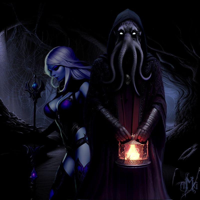 Mindflayer and Drow alliance
~TOTW Winner Wk of 5/13/23~
I really enjoy the D&D game. I do find it troubling when I cant find decent versions of the characters I want on line though
Keywords: Drow Illithid TOTW Winner