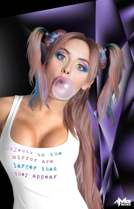 Objects
So taking the thing that I have learned doing the red hair and applying them to other colors.
Keywords: pink hair objects woman