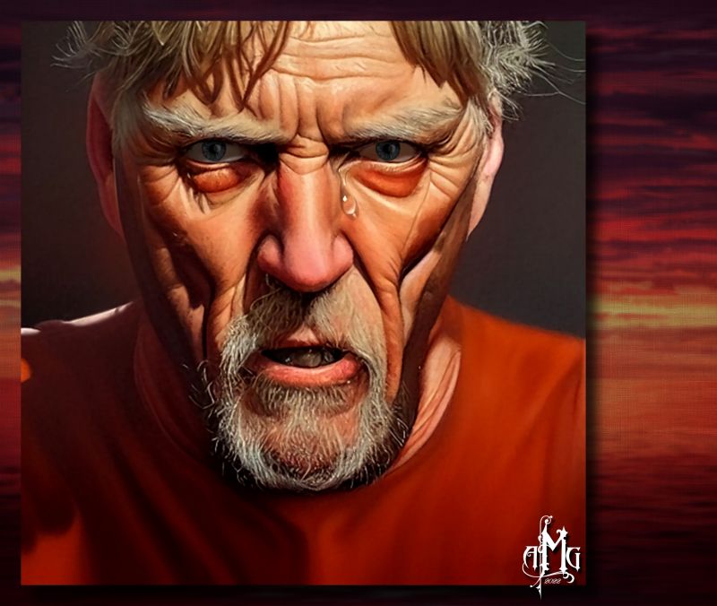 Personal Demons
I often struggle with depression related to PTSD. It is actually a very common occurrence with anyone who has seen the dark corners of the world as I have. I wanted to do a tribute piece for everyone who has this problem. 
Keywords: PTSD man crying demons