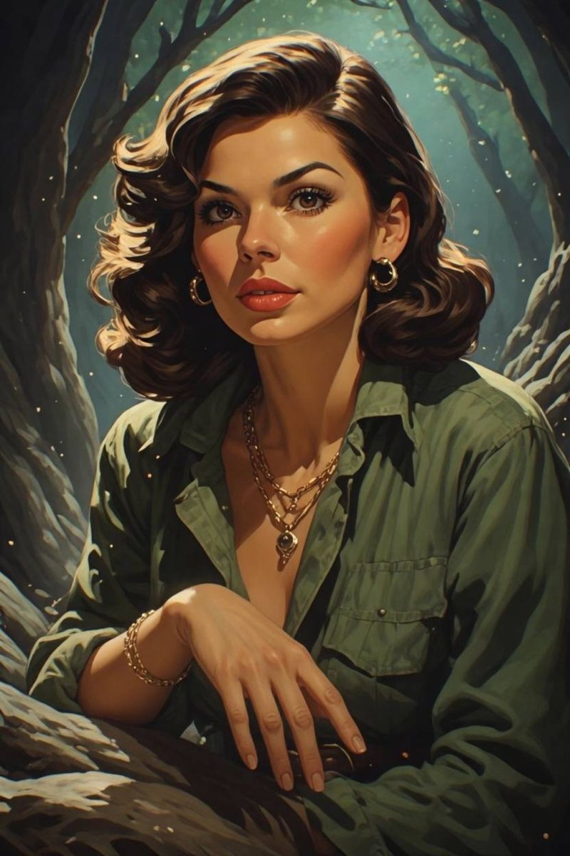 That look
There is just something about the 1970's era book illustration covers that I absolutely love. Maybe it is a reminder of many hours of reading books as a sprout. 
Keywords: look
