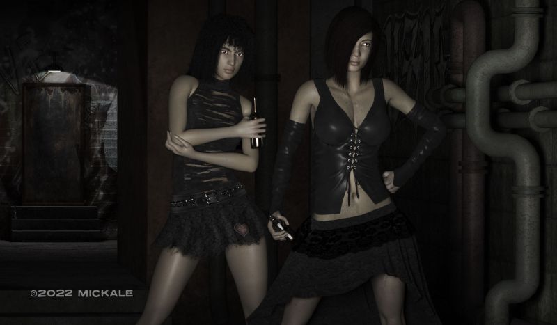 Beers in the Alley
"They could drink on the job, but snuck out for beer to not work."
playing with LaFemme. thanks for looking, enjoy.
