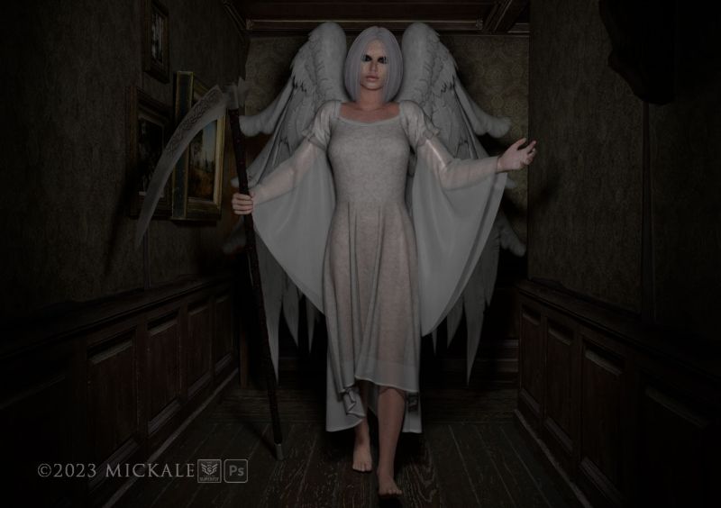 Angel of Death
"you cannot hide when she comes to dance."

thanks for looking, enjoy.
