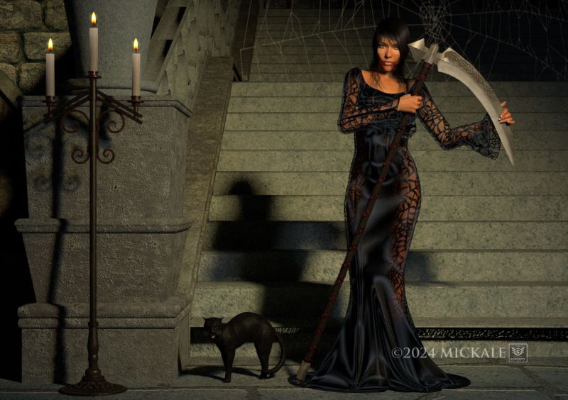 The Widow
"Follow her up those stairs at your own risk. The signs are all there."

thanks for looikng
