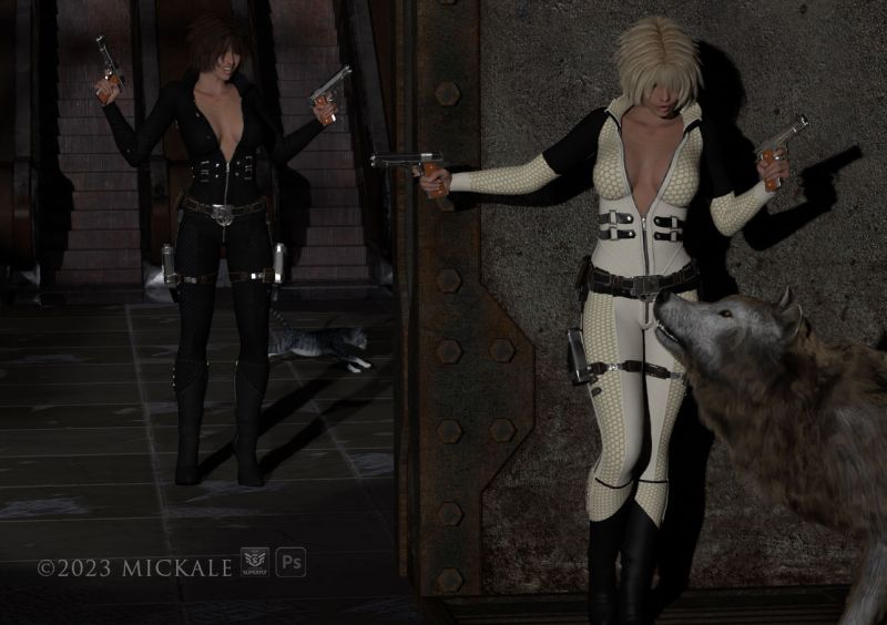 Spy and Spy
"I have you now!"
"SHHH.. Wait...wait... your dinner's almost here."

a little MAD inspiration. Thanks for looking, enjoy.
