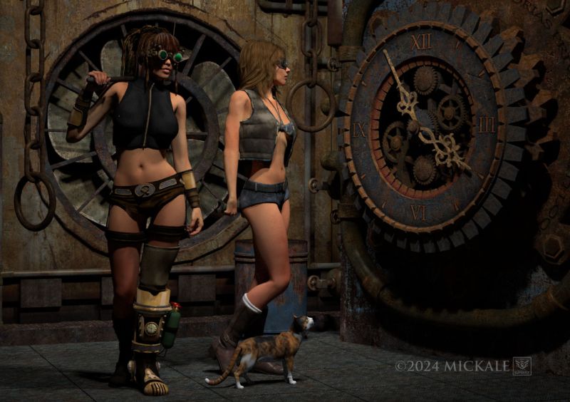 Time Maintenance
"It's a gritty and hot job working maintenance in the master time vault."

thanks for looking, enjoy
