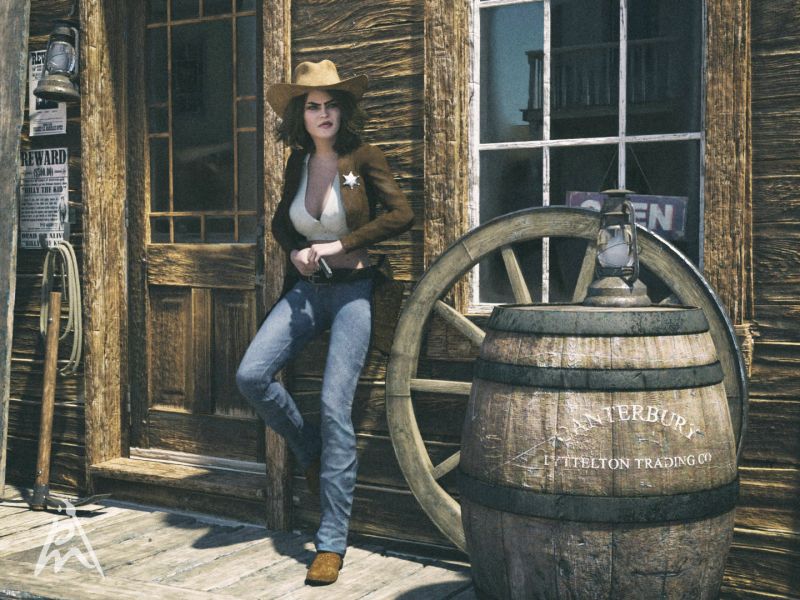 Waiting
Sheriff Billy the Kitty is waiting for Butch the Bandit.
Keywords: wild_west cowgirl sheriff