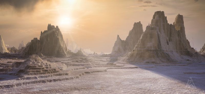 Fantasy Landscape 1
Fantasy landscape created with PD Howler Puppy ray Render.
Postwork done with Luminar 4 and Affinity Photo.
Keywords: fantasy landscape