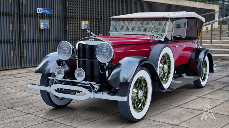 Lincoln 1929 Sport Touring
A render of the Lincoln 1929 Sport Touring by 3DClassics (RR) done with Blender Cycles. With my own Cycles materials.
Keywords: car Lincoln oldtimer