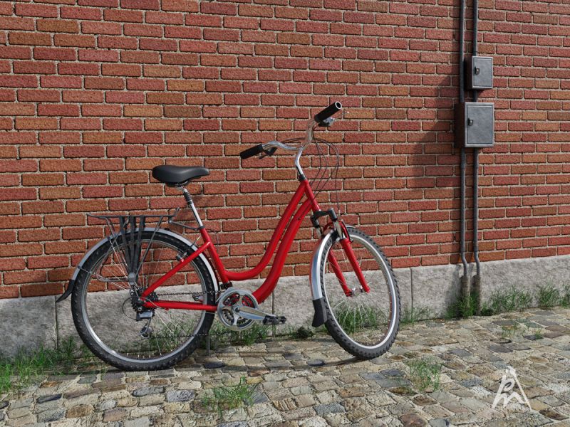 Small Bike
This is a realistic render from 2015 that I did in Blender with Cycles. I modeled the environment in Blender. The bike is a 3D model from Archive3D with my own Cycles materials on.
Keywords: bike realistic