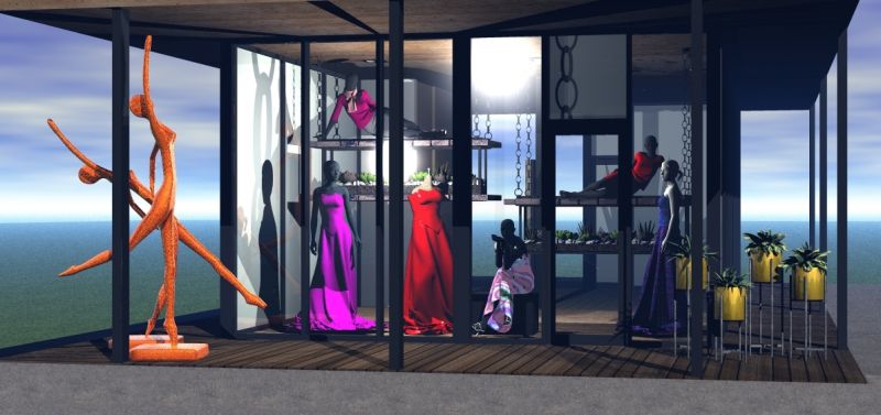 BOUTIQUE 1
Everything in the scene (including characters) are Sketchup models which I got over at the Warehouse.

Old Bryce 7.1 render (2018)
Keywords: 3D Scene