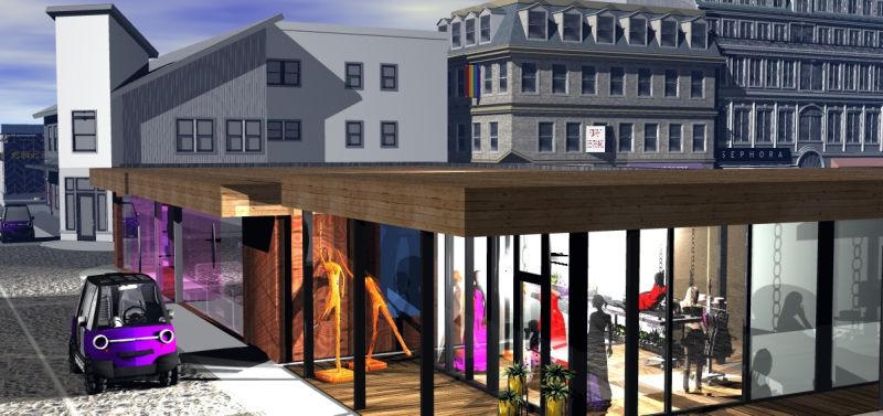 BOUTIQUE 2
Everything in the scene (including characters) are Sketchup models which I got over at the Warehouse.

Old Bryce 7.1 render (2018)
Keywords: 3D Scene