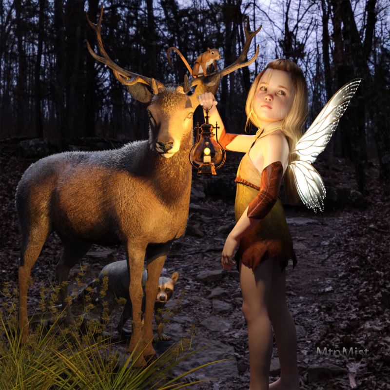 It's only the wind.
And even if it isn't, don't worry, your special guardian is with you.
