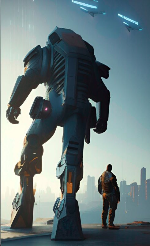 Titan and pilot 
