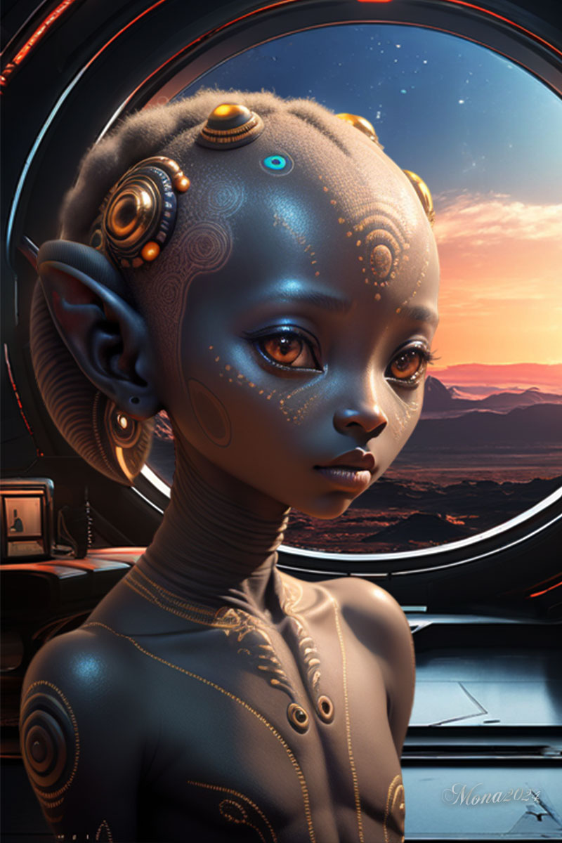 Das Raumschiff
AI+Photoshop
