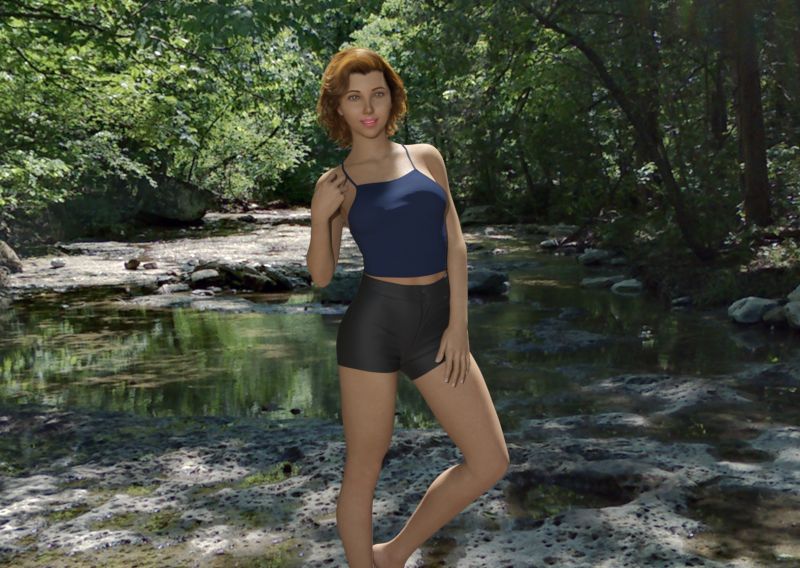 An Adventure At the River - TOTW winner 10/18/25
When it's hot outside, it's time to head down to the river.
Keywords: Female